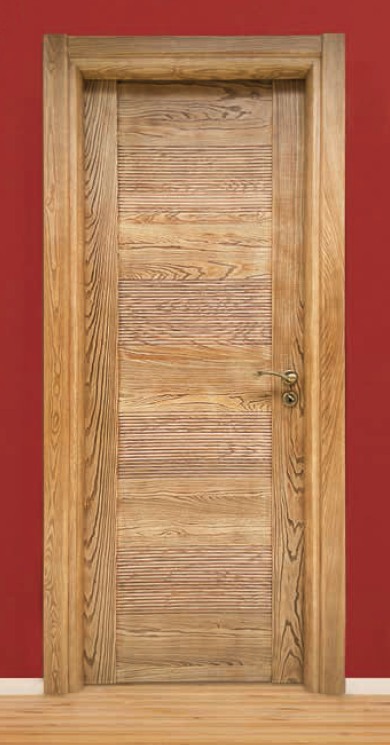 Porta per interni in legno | decapè base noce